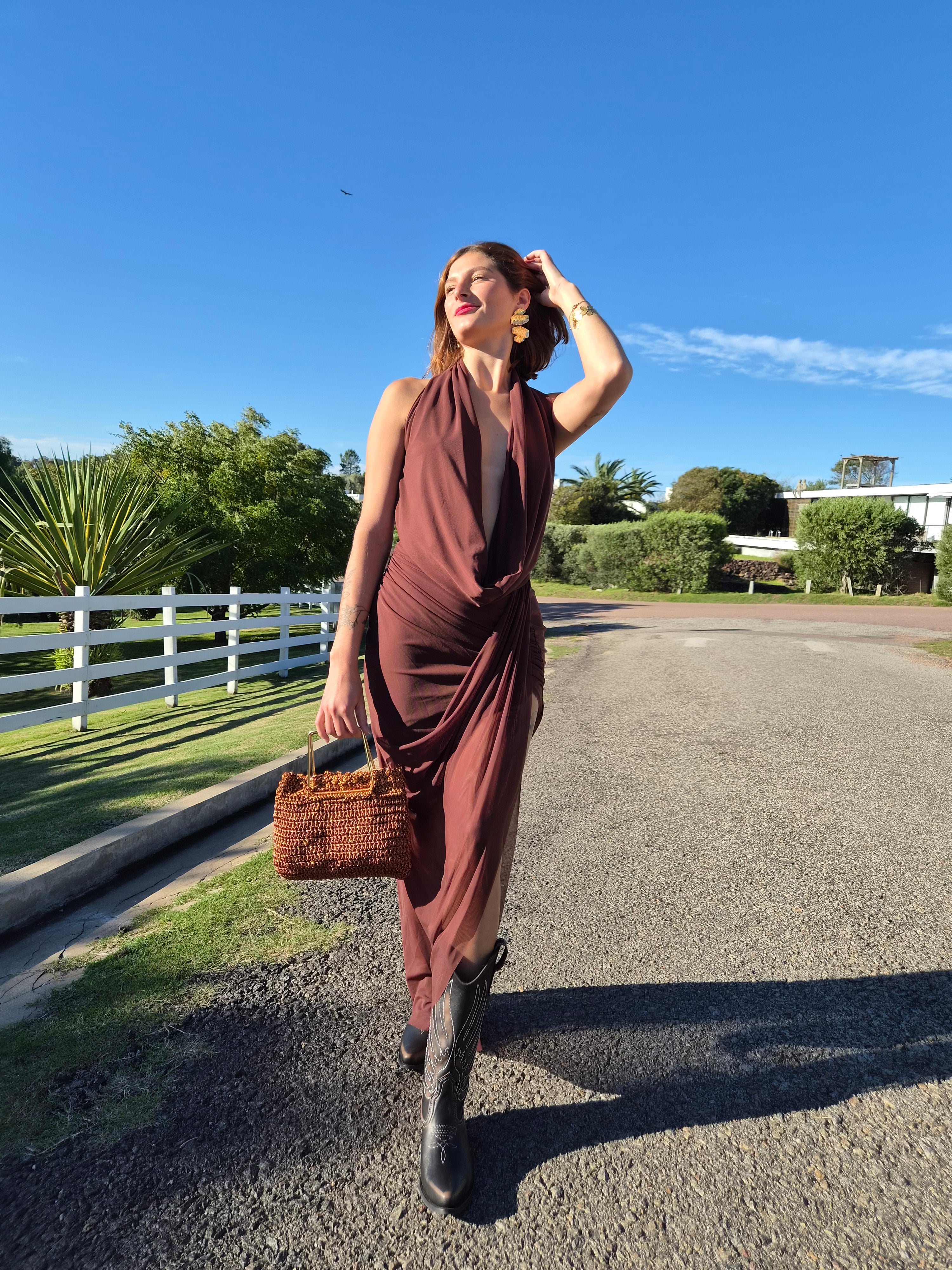 VESTIDO AMARANTO