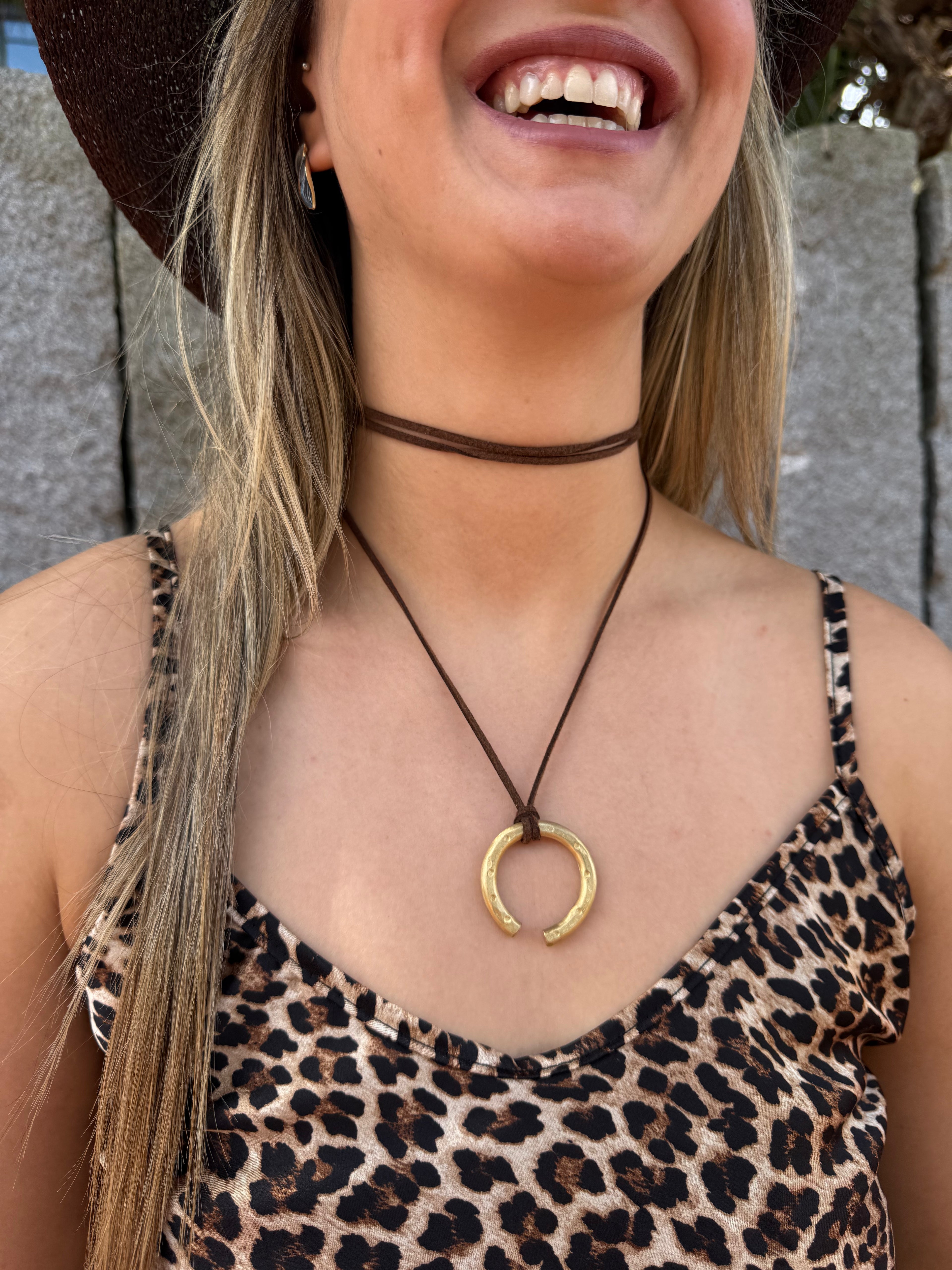 TIENTO CON HERRADURA BRONCE